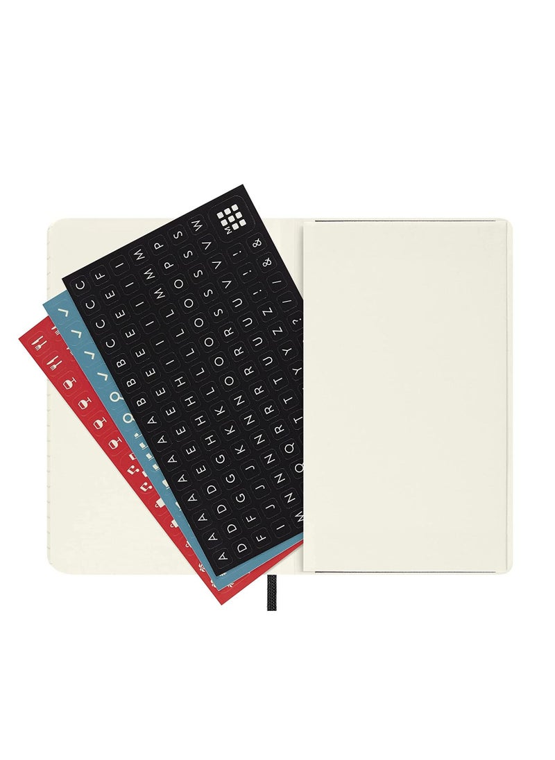 MOLESKINE - 18-Month 2022-23 Weekly Planner Diary 9x14cm Size Soft Cover Black - Image 1