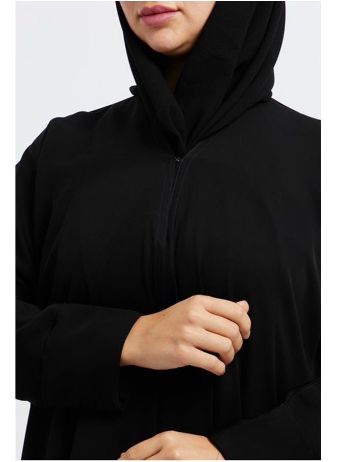 Evva Evva Luxury Saudi Abaya for Women – Elegant Open Front Modest Wear in Premium Fabric – Ideal for Ramadan, Eid, and Everyday Elegance  - Image 4