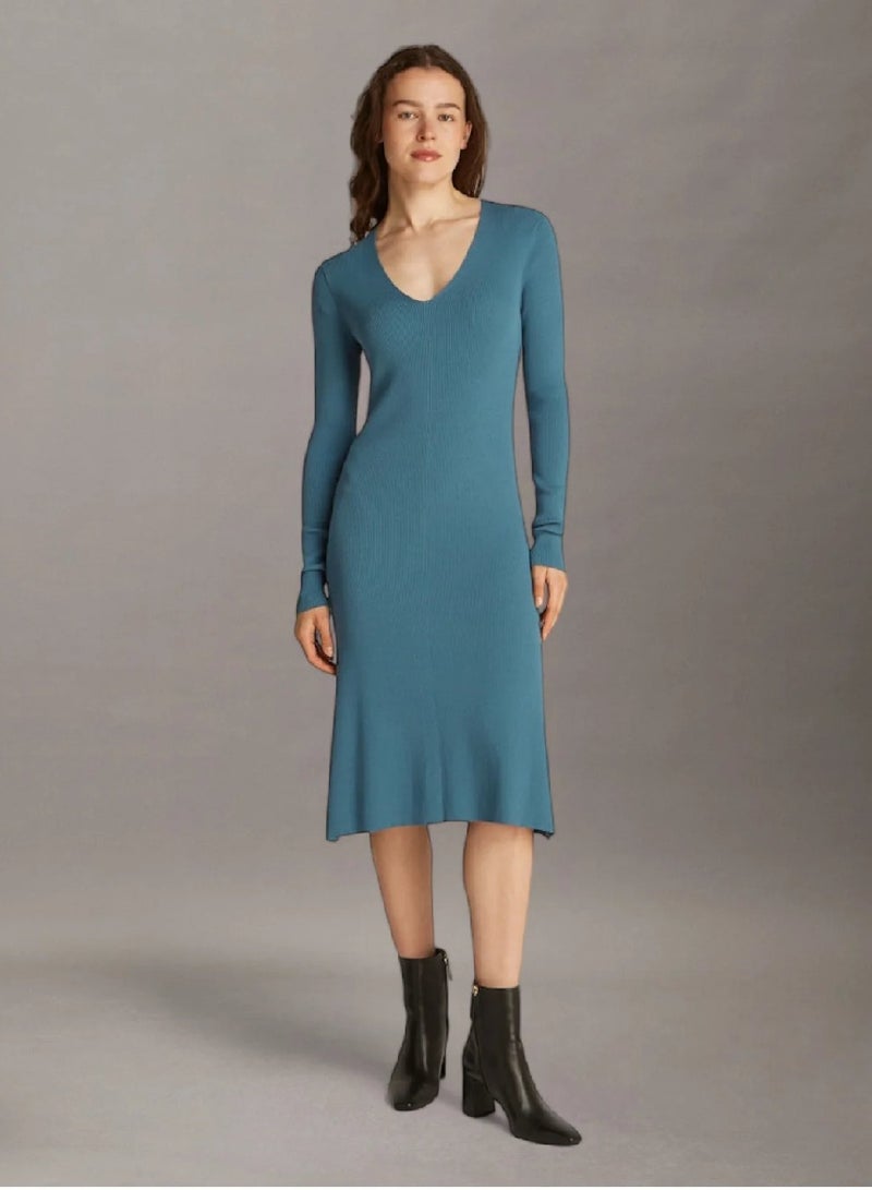 CALVIN KLEIN Ribbed Jumper Dress - Image 1