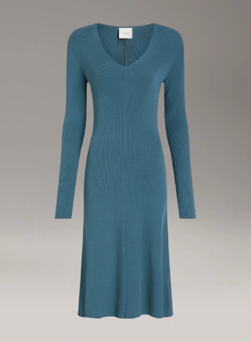 CALVIN KLEIN Ribbed Jumper Dress - Image 4