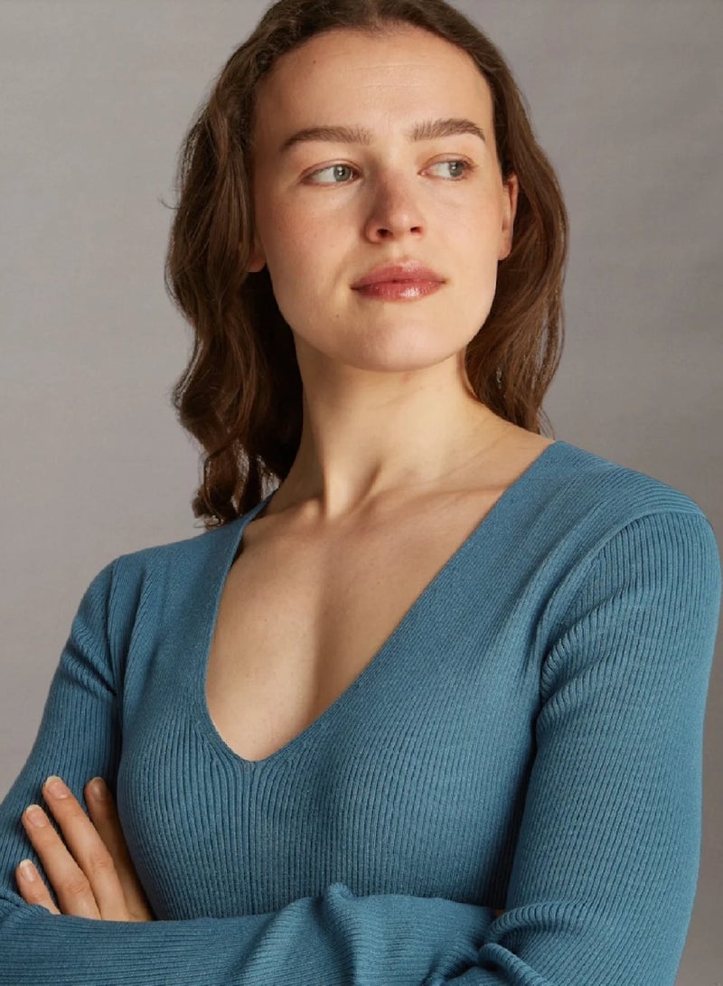 CALVIN KLEIN Ribbed Jumper Dress - Image 3