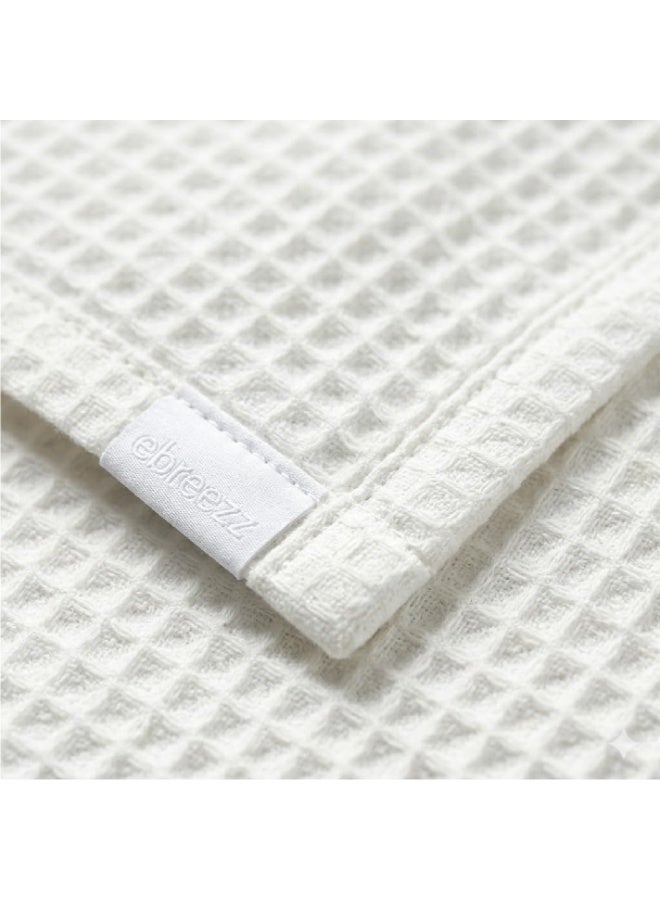 EBREEZZ Premium Waffle Cotton Blanket – 160×230 cm | 280 GSM - Image 5