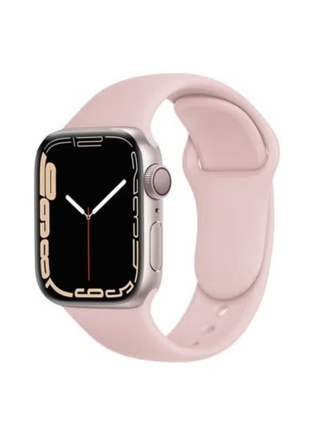 TIGER Soft Silicone Sport Band Compatible with Watch 45mm/44mm/42mm – Replacement Strap for iWatch Series 7/SE/6/5/4/3/2/1 | Durable, Adjustable, Sweatproof Wrist Band for Men & Women - Image 3
