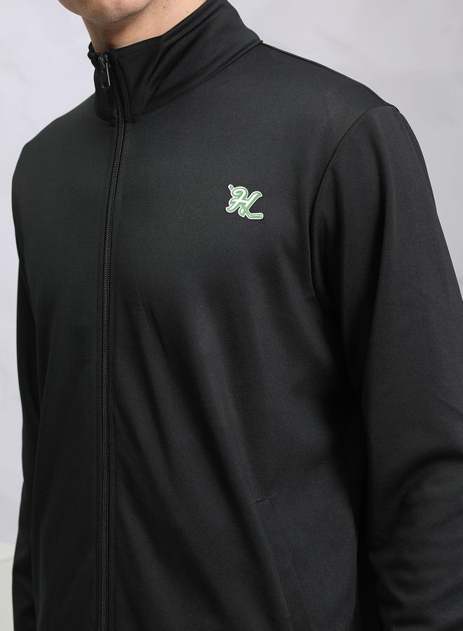 HIGHLANDER Logo Detail High Neck Zip Up Jacket - Image 2