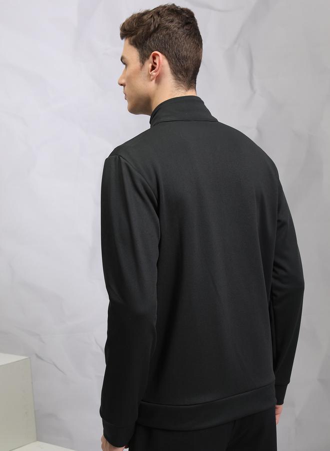 HIGHLANDER Logo Detail High Neck Zip Up Jacket - Image 3