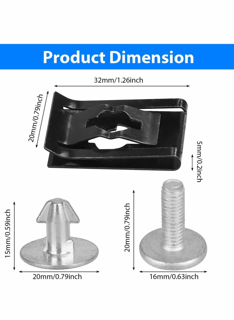 18 Pcs Engine Cover Pin Clips and Fasteners for Radiator and Splash Shield - pzsku/Z0F6685D4B29DB411E073Z/45/_/1726227072/72743040-0861-4337-b553-4d34e2b44111