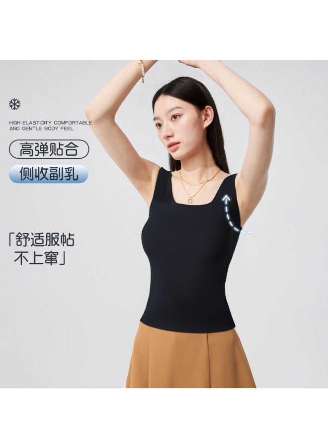 MIIOW 2-Pack Women'S Seamless Camisole Vest, Contour Cut, Sleeveless Tank Top For Layering Or Outerwear - Image 5