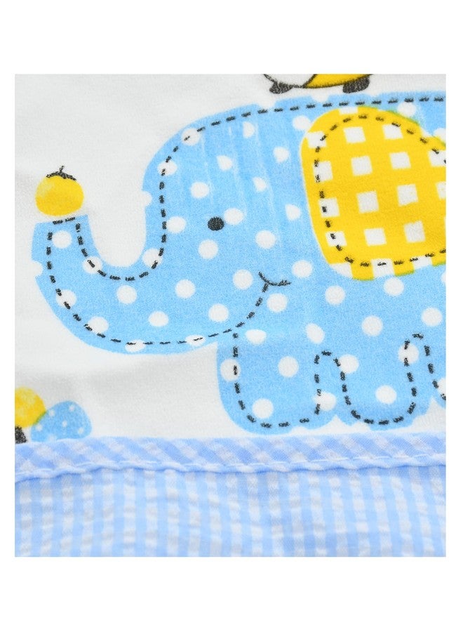 CUTEABLY Cotton Baby Feeding Bibs for 6-18 Months, Set of 2, Adjustable Strap - Image 2