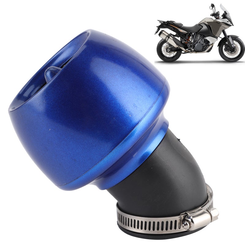 Motorcycle Intake Filter Air Cleaner Washable Reusable Universal for 1.1-1.9in Inner Diameter Pipe - Image 1