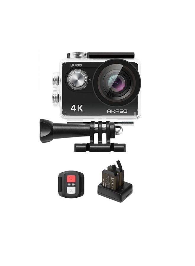 Akaso AKASO EK7000 4K 30FPS 20MP WiFi Action Camera – 170° Wide Angle, EIS, 4X Zoom, 131FT Waterproof, Remote Control, External Microphone Support – Sports, Outdoor & Underwater Camera - Image 3