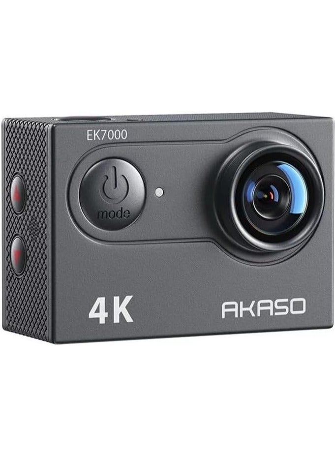 Akaso AKASO EK7000 4K 30FPS 20MP WiFi Action Camera – 170° Wide Angle, EIS, 4X Zoom, 131FT Waterproof, Remote Control, External Microphone Support – Sports, Outdoor & Underwater Camera - Image 4