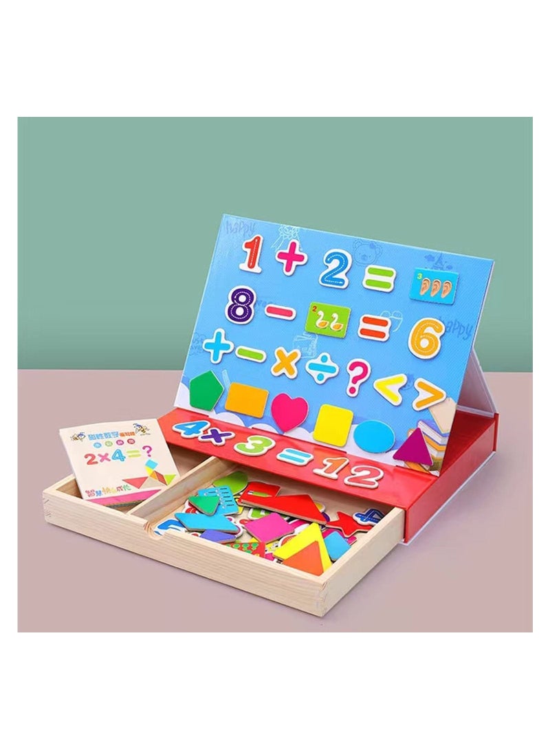 Magnetic Puzzle Toys for Kids - Educational Toys Magnetic Jigsaw Puzzles Box,Kids Imagination Play.Mix and Match Costume Dress Up Game  - Image 2