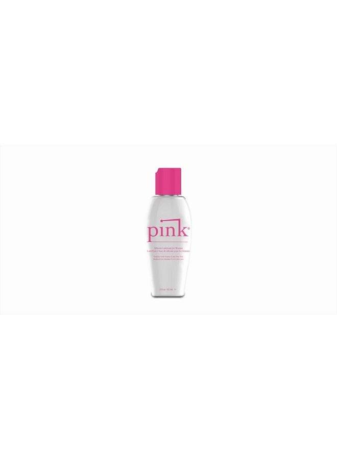 PINK Silicone Lubricant - Hypoallergenic Silicone-Based Lubricant (2.8 fl. oz.)… - Image 1