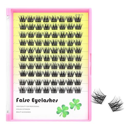 VAYATOR False Eyelashes Cluster D Curl 820mm Individual Eyelashes Extensions Clusters False Eyelash Clusters Natural Soft Dramatic Fake lash WM00514mm - Image 5