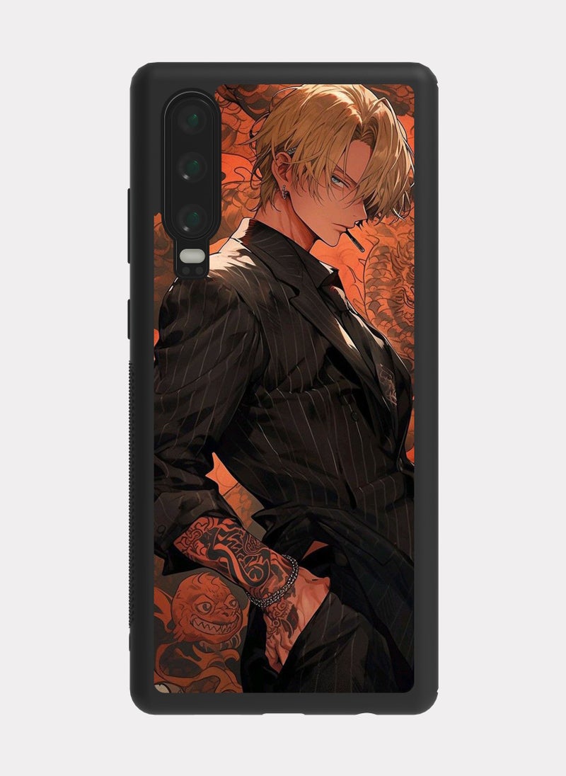 بكسلات كفر هواوي بي 30 ون بيس سانجي اسود - Image 1