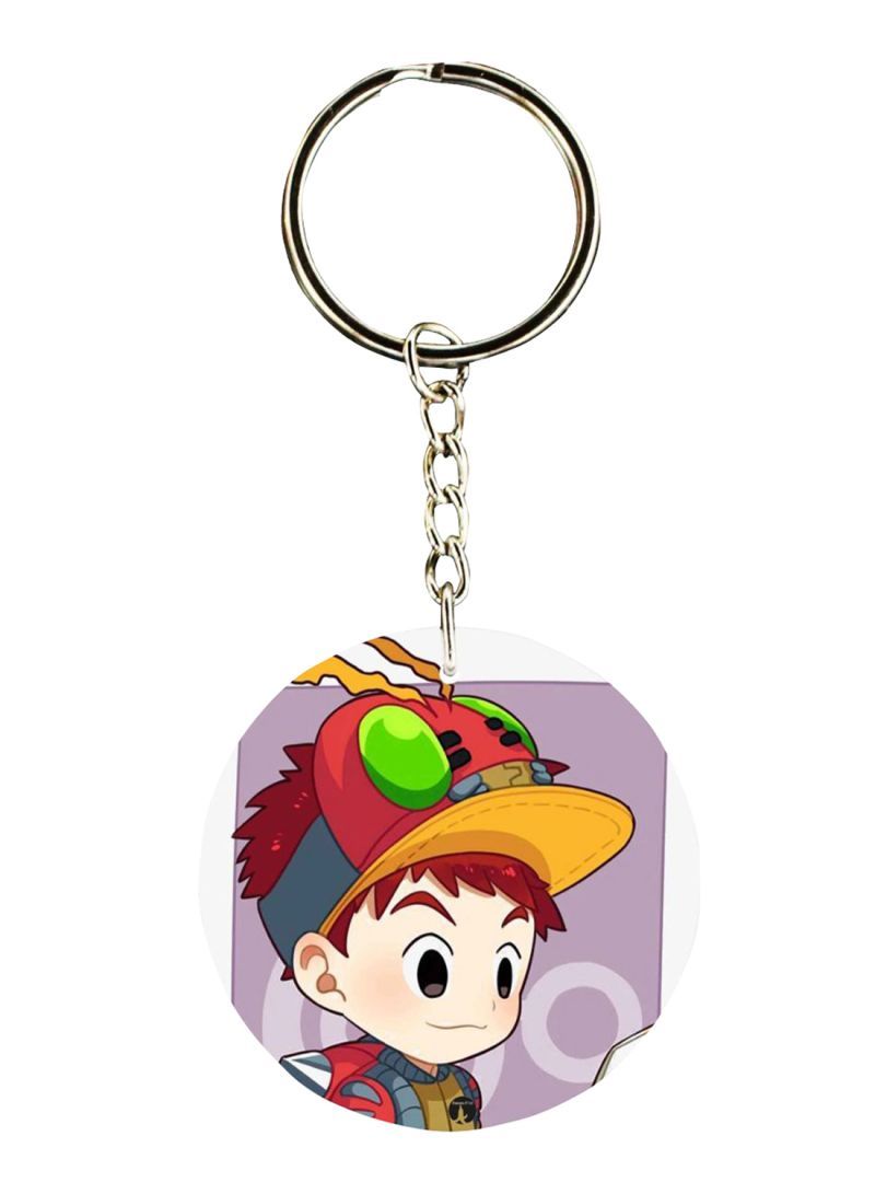 RKN Anime Digimon Printed Keychain