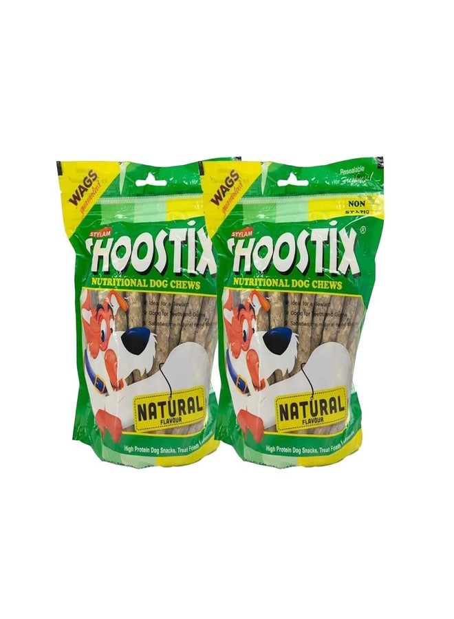 Choostix Natural Dog Treat, 450g (Pack of 2)