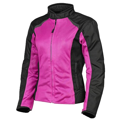 Noru Women's Josei Mesh Motorcycle Jacket with CE Approved Armor and Stretch Panels for Improved Movement and Comfort - Image 1