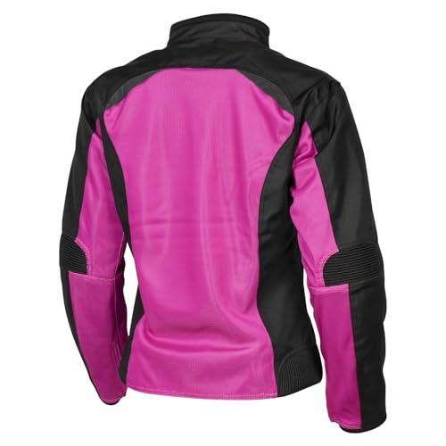 Noru Women's Josei Mesh Motorcycle Jacket with CE Approved Armor and Stretch Panels for Improved Movement and Comfort - Image 2