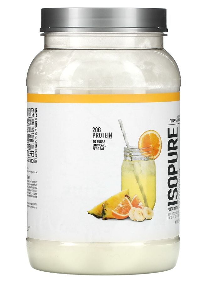 Isopure مسحوق بروتين نكهات الأناناس والبرتقال والموز 1.98 رطل (900 جرام) - Image 2