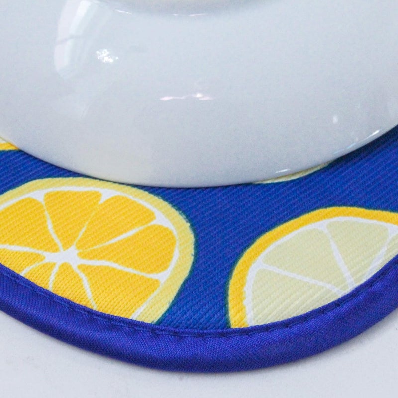 S&T INC. Dish Drying Mat for Kitchen, Absorbent, Reversible Microfiber Dish Mat, 16 Inch x 18 Inch, Lemons - Image 5