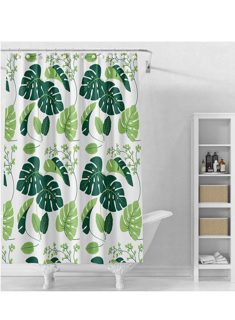 Waterproof Mildewproof PEVA Shower Curtains 180 x 180centimeter - Image 1