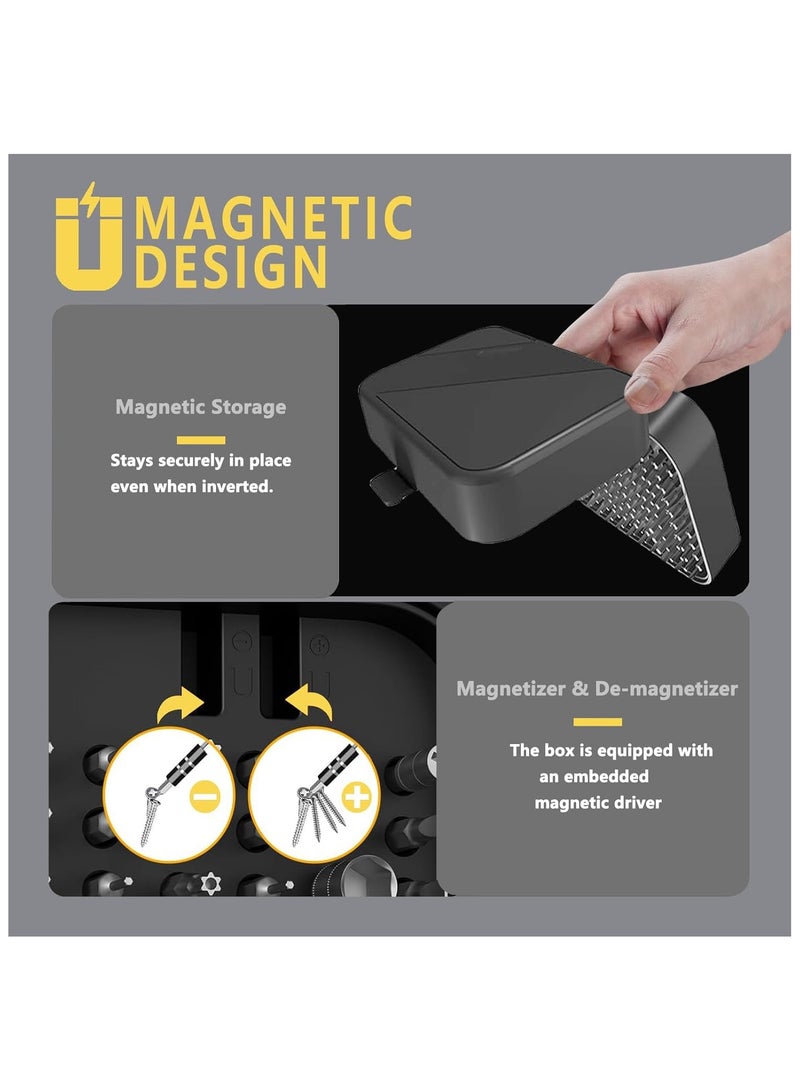 150-in-1 Precision Screwdriver Set – Mini Repair Tool Kit with Case for PC, Laptop, iPhone, MacBook, Watches, PS5, Xbox, and More - Image 4