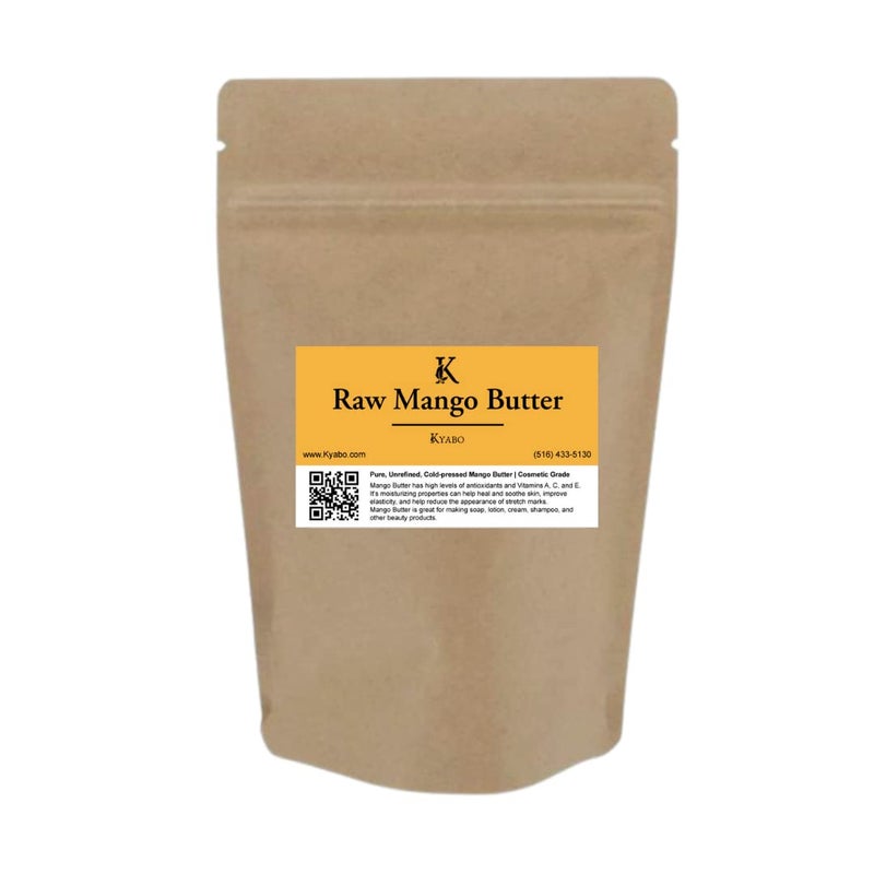 Kyabo 100% Pure Mango Butter, Raw, Organic, & Unrefined, Chemical-Free, Natural Skin Moisturizer, Great for DIY Body Butters, Lip Balm, Sun tanning Soaps, & Lotions (5 lb) - Image 2