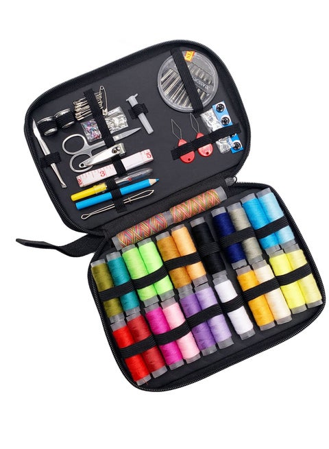 طقم خياطة صغيرة سوداء