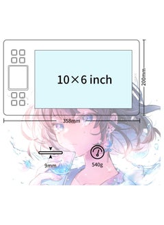 Veikk A50 10x6" Graphic Drawing Tablet with Battery-Free Stylus, 8192 Pressure Levels, 8 Shortcut Keys, Smart Touchpad, Tilt Support  - Image 4