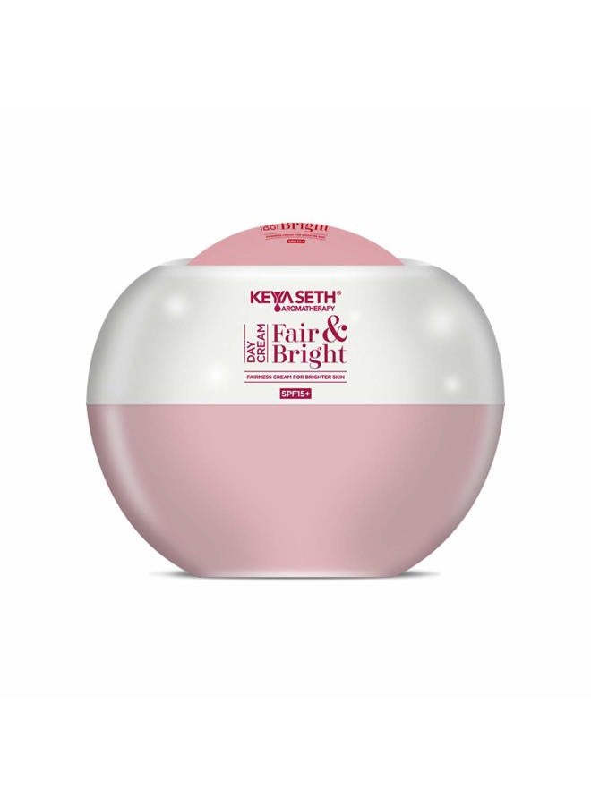Keya Seth Aromatherapy “Fair & Bright” Day Cream Skin Whitening Brightening Nourishing natural & Anti Spot Fairness Moisturizer SPF 15 Enriched with Pure Essential Oil. - Image 1