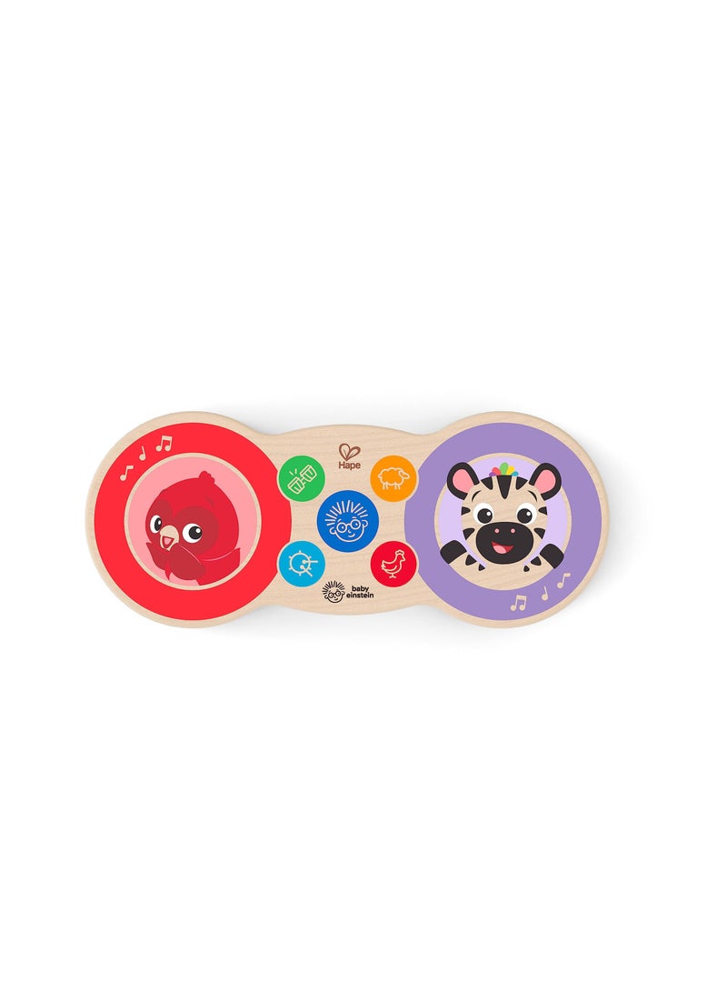 Magic Touch Drum & Baby Einstein Wooden Piano Musical Toy for Toddlers, Light & Durable Instrument with Cause and Effect, 2 Play Modes, Sound Effects, Suitable for Ages 6 Months +. - Image 4