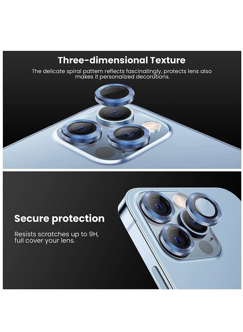 DUSALA Camera Lens Protector for iPhone 13 Pro/Pro Max Series - SEIRRA BLUE - Image 5
