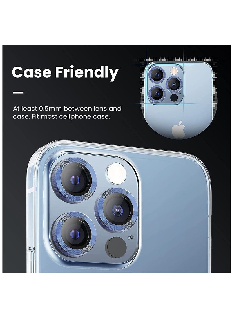 DUSALA Camera Lens Protector for iPhone 13 Pro/Pro Max Series - SEIRRA BLUE - Image 3