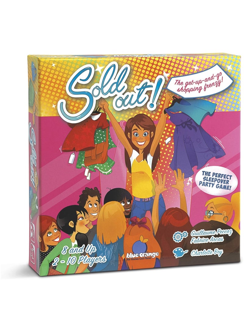 blue orange Sold Out! Active Card Game - Image 1