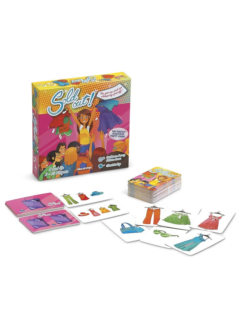 blue orange Sold Out! Active Card Game - Image 2