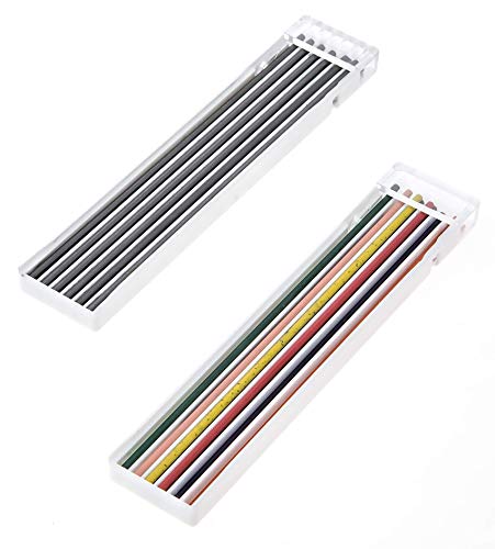 Leda Art Supply Leda Mechanical Pencil Black and Mixed Colors Lead Refill Pack for drawing and sketching - Image 1