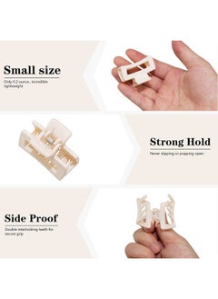 cobinaan Small Tiny Claw Hair Clips for Women Girls for Thin/Medium Thick Hair, 1.5 Inch Mini Hair Jaw Clips Matte Rectangle Nonslip Clip with Gift Box (Matte+shiny color series)  - Image 3