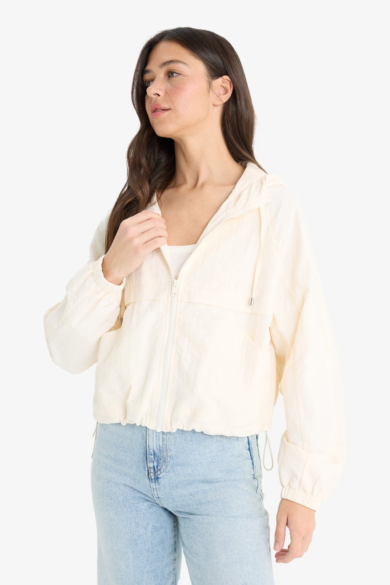 ديفاكتو جاكيت مطر كروب قصة عادية بكابيشون - Image 3