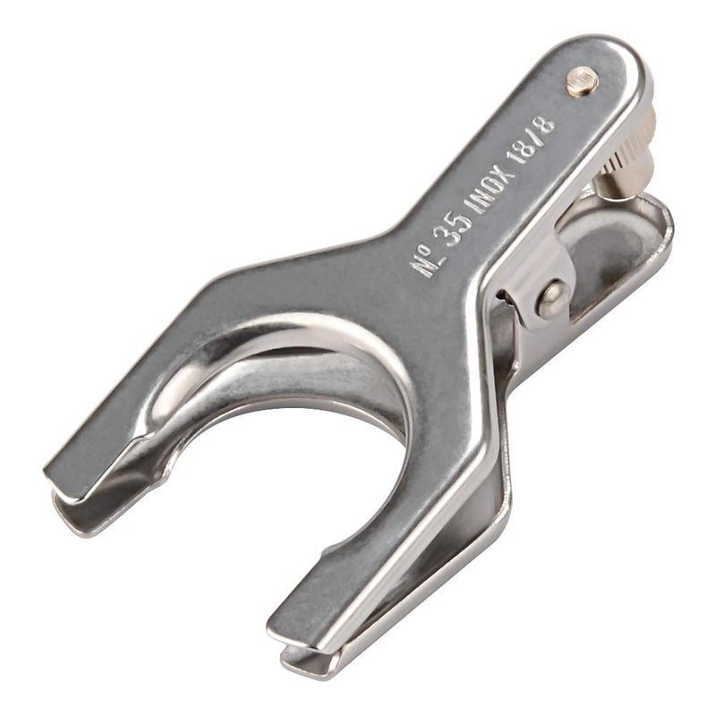 stonylab stonylab StonyLab Spherical Pinch Clamp, Stainless Steel Spherical Joint Clamp Holder with Screw Type Locking Nut for  - Image 1