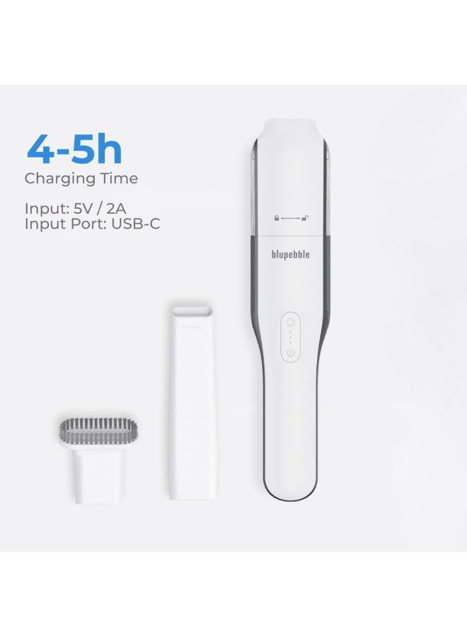blupebble V12H Cordless Handheld Vacuum Cleaner | 15000Pa High Suction | Portable Car & Home Use | Rechargeable with Type-C Fast Charging | Lightweight & Low Noise | Washable HEPA Filter  - Image 3