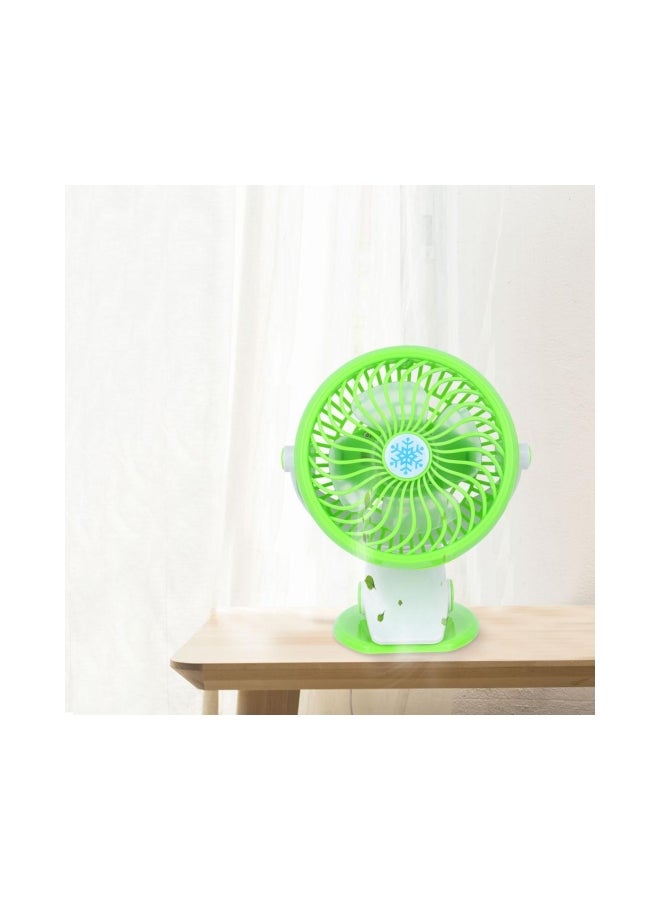 Loquat Portable USB Rechargeable Fan Green/White  - Image 3