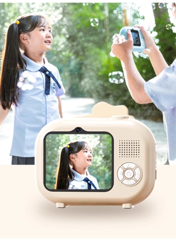 Children's Camera Can Take Photos. Baby's Birthday Gift. Children's Digital Camera【 Top of the line 64G card 】 Hug Bear-9600W Ultra Clear Screen+Tripod - Image 3