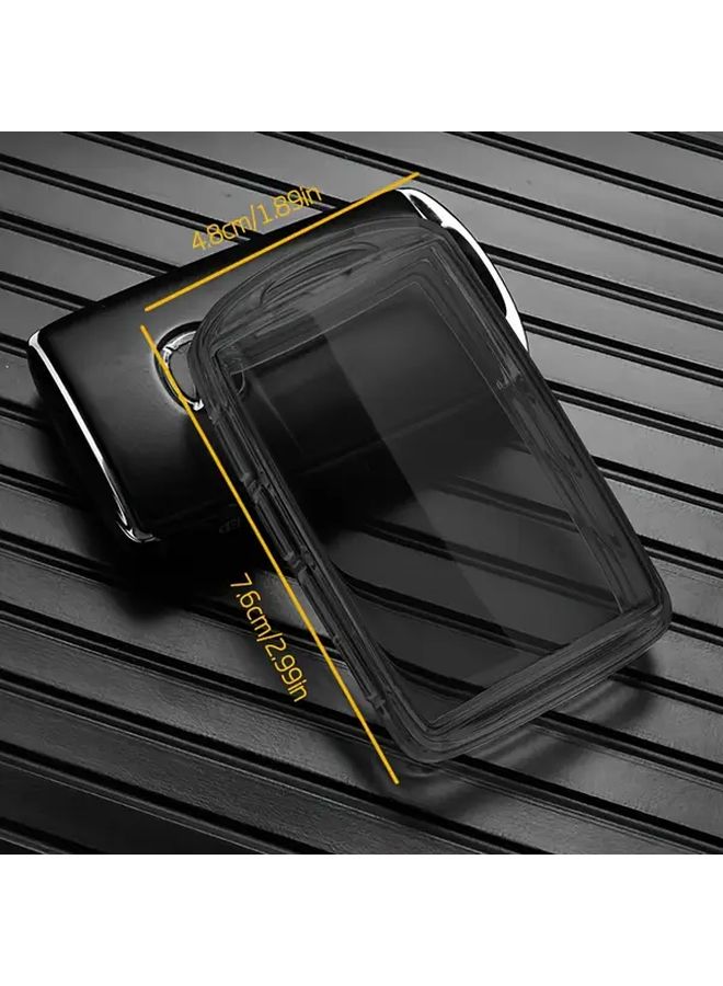 For Car Key Protective Silicone Cover Transparent Black Key Holder With Stylish Ring Buckle Compatible With Mazda 3 Axela CX 30 CX 30EV CX 5 CX 50 Mazda 2 - Image 2