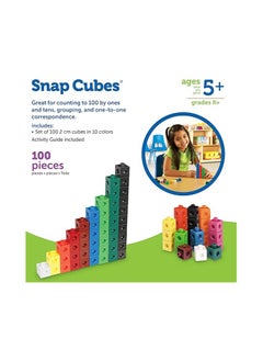 Learning Resources Snap Cubes (Set Of 100), Multicolor  - Image 3