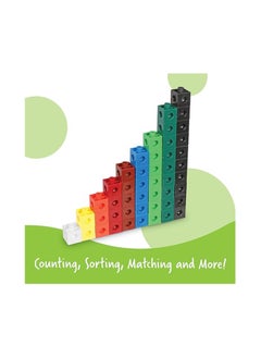 Learning Resources Snap Cubes (Set Of 100), Multicolor  - Image 4