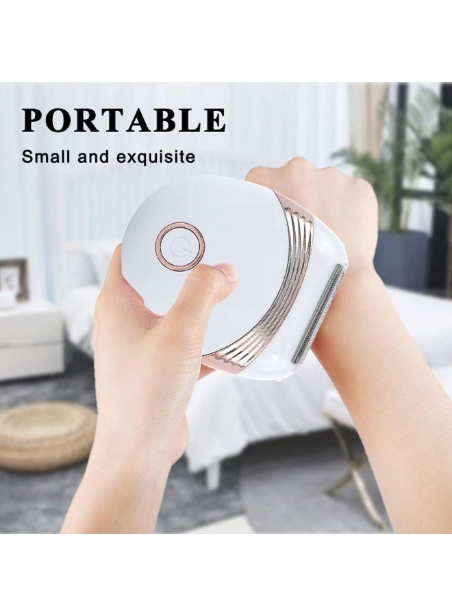 ماكينة ازاله الشعر كهربائية محمولة مقاومة للماء بدون الم، قابلة لاعادة الشحن بمنفذ USB لاسلكية - Image 4