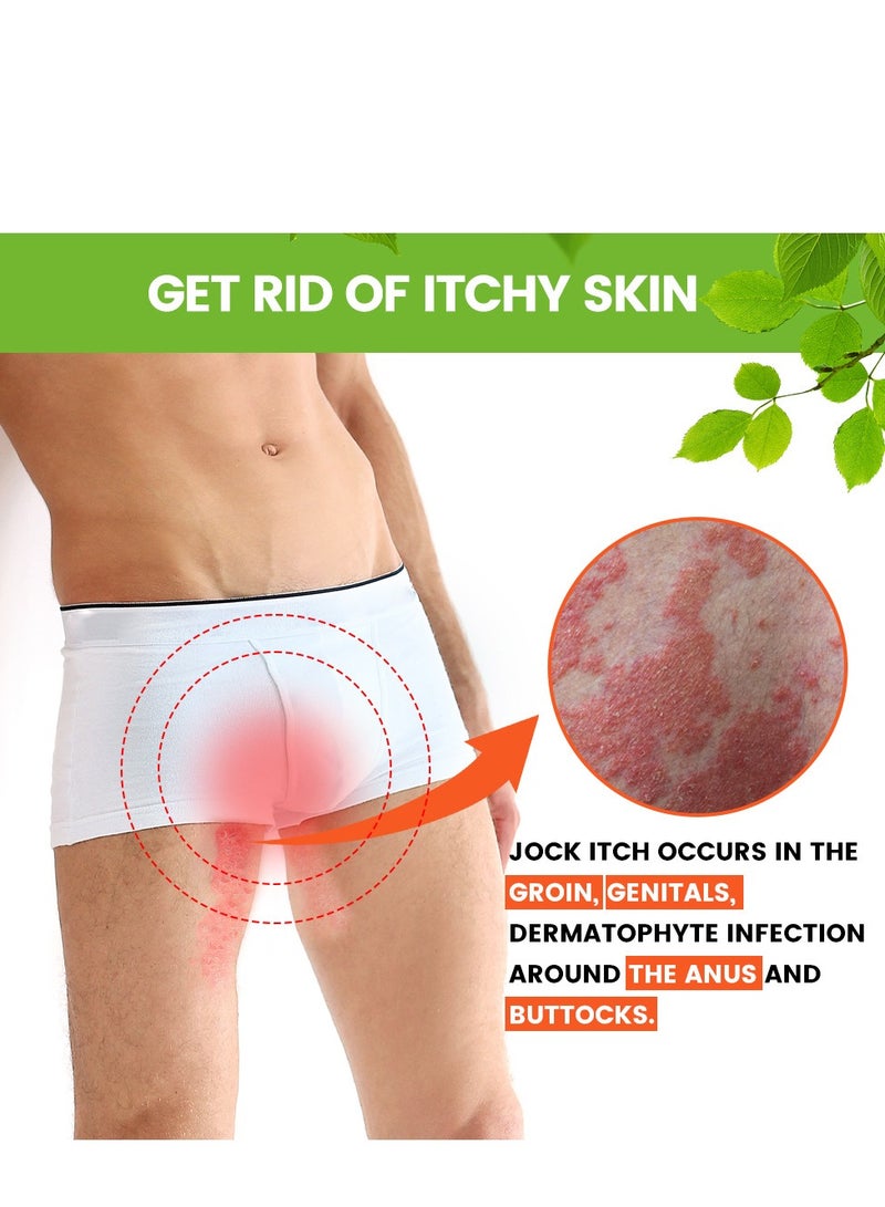 Sumifun Tinea Cruris Cream,For Groin Private Area. All Natural Safe Effective Fast Itching Relief ,Fungal Infections, Anti-itch, Relief for Sensitive, Irritated Skin 30g - Image 2