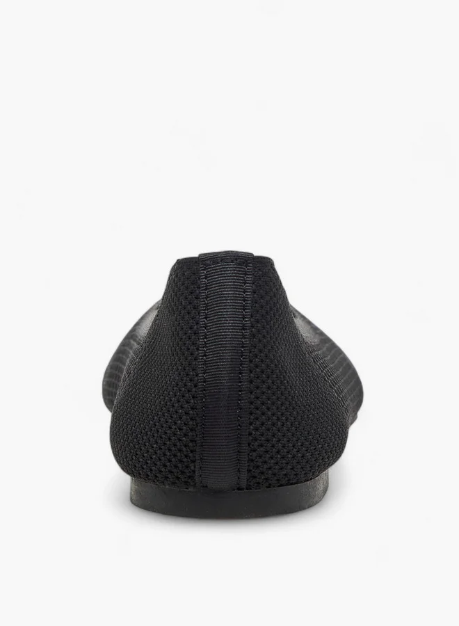 Flora Bella By Shoexpress Women's Cutout Detail Slip-On Ballerina Shoes