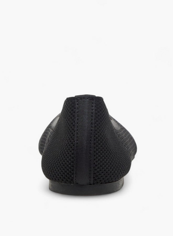 Flora Bella By Shoexpress Women's Cutout Detail Slip-On Ballerina Shoes  - Image 5